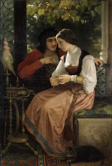 The Proposal (1872) by William Bouguereau